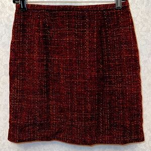 ANN TAYLOR SKIRT IN BROWN WOOL - 🔥PART OF SKIRT SUPER SALE!🔥